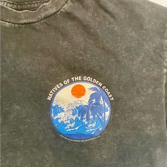 Womans Vintage Golden Coast Cropped tee size M - Picture 3 of 4